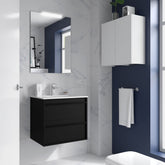 Mueble de baño ATTILA 600 2 cajones (MLEA) - BañoClick